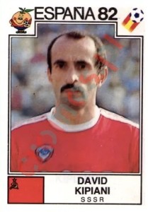 395 David Kipiani – FIFA World Cup Spain 1982 Panini