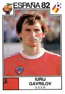 396 Yuri Gavrilov – FIFA World Cup Spain 1982 Panini