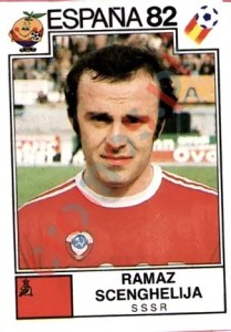 397 Ramaz Scenghelia – FIFA World Cup Spain 1982 Panini
