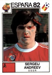 398 Sergei Andreev – FIFA World Cup Spain 1982 Panini