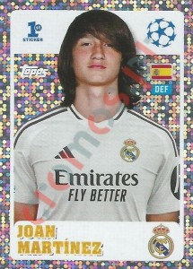235 Joan Martínez (Real Madrid CF) – UEFA Champions League 2024-2025 Topps