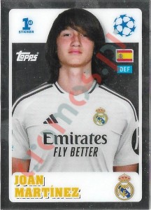235c Joan Martínez (Real Madrid CF) – UEFA Champions League 2024-2025 Topps