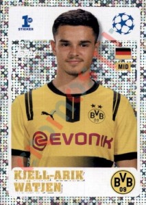 236 Kjell-Arik Watjen (Borussia Dortmund) – UEFA Champions League 2024-2025 Topps