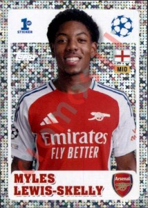 237 Myles Lewis-Skelly (Arsenal FC) – UEFA Champions League 2024-2025 Topps