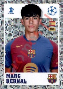 238 Marc Bernal (FC Barcelona) – UEFA Champions League 2024-2025 Topps