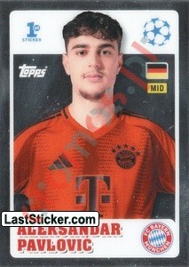 242c Aleksandar Pavlović (FC Bayern München) – UEFA Champions League 2024-2025 Topps
