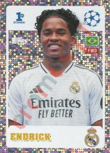 243 Endrick (Real Madrid CF) – UEFA Champions League 2024-2025 Topps