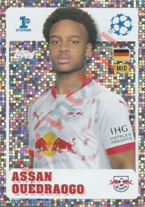 245 Assan Ouédraogo (RB Leipzig) – UEFA Champions League 2024-2025 Topps