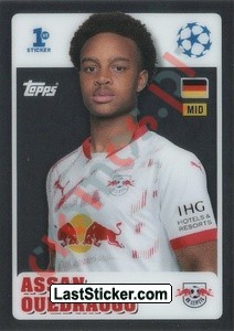 245c Assan Ouédraogo (RB Leipzig) – UEFA Champions League 2024-2025 Topps