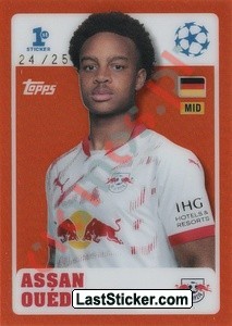 245or Assan Ouédraogo (RB Leipzig) – UEFA Champions League 2024-2025 Topps