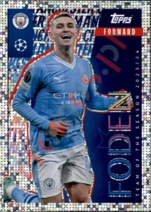 12 Phil Foden (Manchester City) – UEFA Champions League 2024-2025 Topps