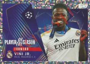 13 Vini Jr. (Real Madrid CF) – UEFA Champions League 2024-2025 Topps