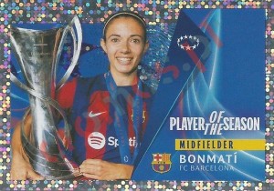 27 Aitana Bonmatí (FC Barcelona) – UEFA Champions League 2024-2025 Topps