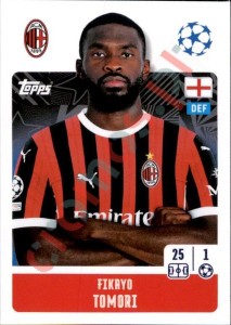31 Fikayo Tomori – UEFA Champions League 2024-2025 Topps