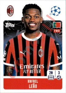 37 Rafael Leão – UEFA Champions League 2024-2025 Topps
