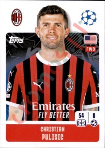 38 Christian Pulisic – UEFA Champions League 2024-2025 Topps