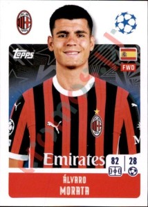39 Álvaro Morata – UEFA Champions League 2024-2025 Topps