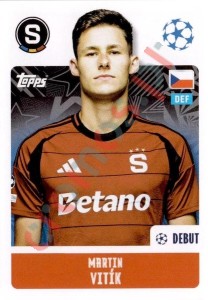 422 Martin Vitík – UEFA Champions League 2024-2025 Topps