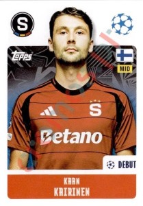 426 Kaan Kairinen – UEFA Champions League 2024-2025 Topps