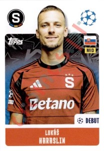 428 Lukáš Haraslin – UEFA Champions League 2024-2025 Topps
