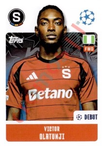 430 Victor Olatunji – UEFA Champions League 2024-2025 Topps