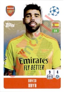 42 David Raya – UEFA Champions League 2024-2025 Topps
