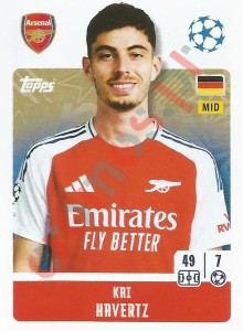48 Kai Havertz – UEFA Champions League 2024-2025 Topps