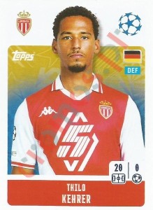 56 Thilo Kehrer – UEFA Champions League 2024-2025 Topps