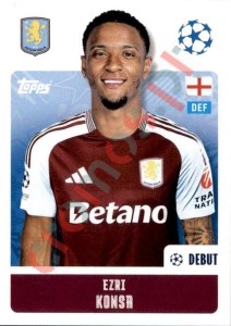 67 Ezri Konsa – UEFA Champions League 2024-2025 Topps