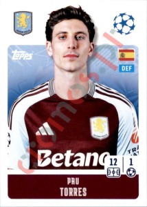 68 Pau Torres – UEFA Champions League 2024-2025 Topps