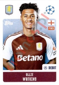 74 Ollie Watkins – UEFA Champions League 2024-2025 Topps