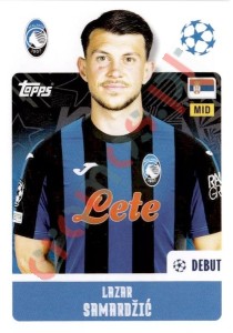 82 Lazar Samardžić – UEFA Champions League 2024-2025 Topps