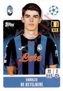 85 Charles De Ketelaere – UEFA Champions League 2024-2025 Topps