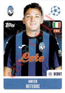 87 Mateo Retegui – UEFA Champions League 2024-2025 Topps