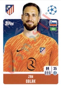 90 Jan Oblak – UEFA Champions League 2024-2025 Topps
