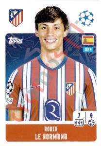 93 Robin Le Normand – UEFA Champions League 2024-2025 Topps