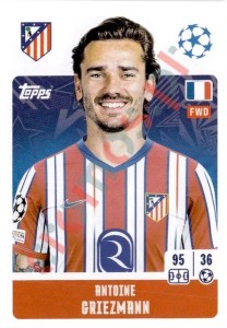 98 Antoine Griezmann – UEFA Champions League 2024-2025 Topps