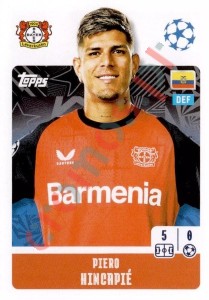 103 Piero Hincapié – UEFA Champions League 2024-2025 Topps