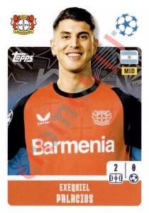 106 Exequiel Palacios – UEFA Champions League 2024-2025 Topps