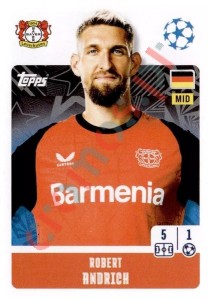 108 Robert Andrich – UEFA Champions League 2024-2025 Topps