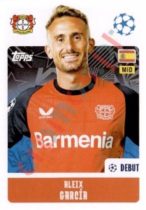 109 Aleix García – UEFA Champions League 2024-2025 Topps