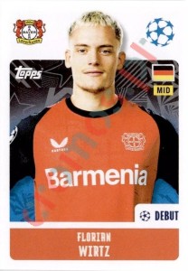110 Florian Wirtz – UEFA Champions League 2024-2025 Topps