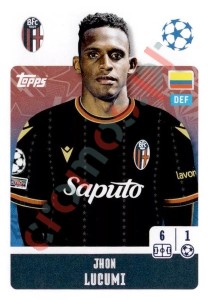 115 Jhon Lucumi – UEFA Champions League 2024-2025 Topps