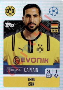 125 Emre Can (Captain) – UEFA Champions League 2024-2025 Topps