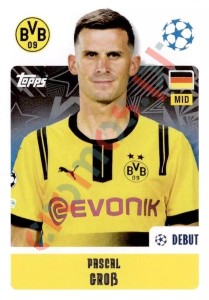 132 Pascal Groß – UEFA Champions League 2024-2025 Topps