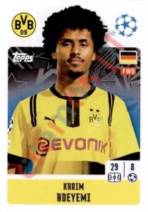 134 Karim Adeyemi – UEFA Champions League 2024-2025 Topps