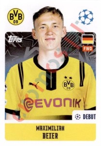 135 Maximilian Beier – UEFA Champions League 2024-2025 Topps