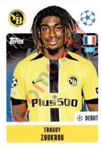 435 Tanguy Zoukrou – UEFA Champions League 2024-2025 Topps