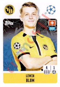 436 Lewin Blum – UEFA Champions League 2024-2025 Topps