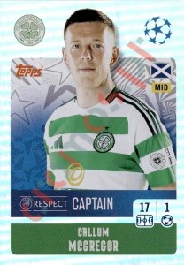 137 Callum McGregor (Captain) – UEFA Champions League 2024-2025 Topps